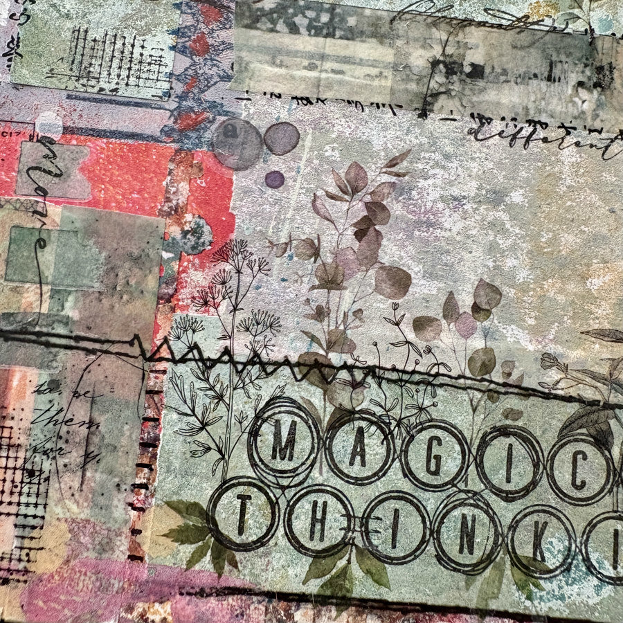 Seth Apter Magical Thinking: Original Mixed Media Art