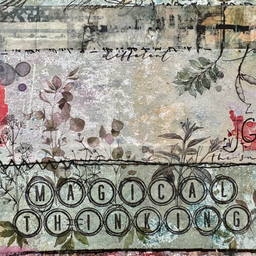 Seth Apter Magical Thinking: Original Mixed Media Art