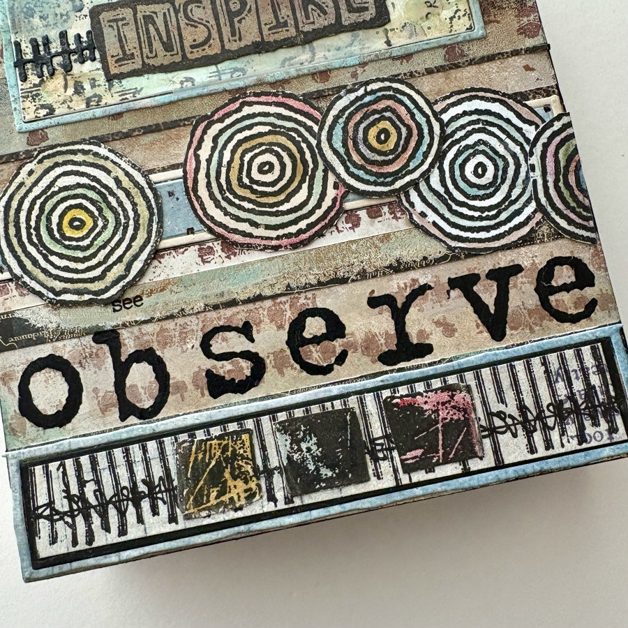 Seth Apter Observe: Original Mixed Media Art