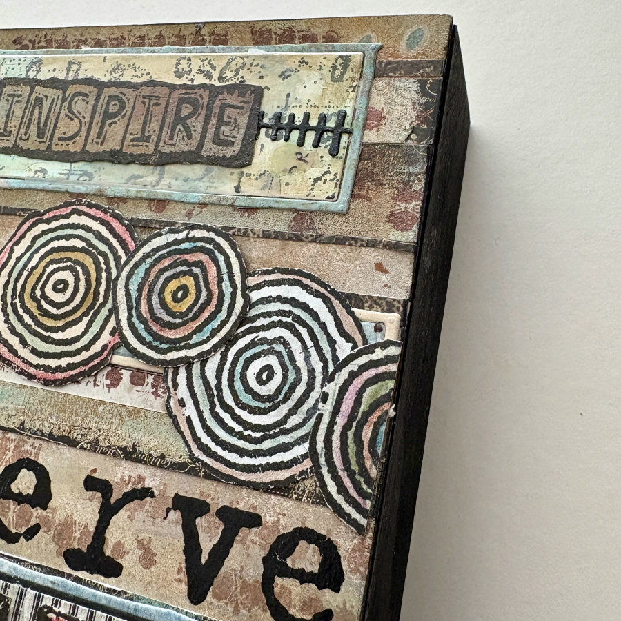 Seth Apter Observe: Original Mixed Media Art