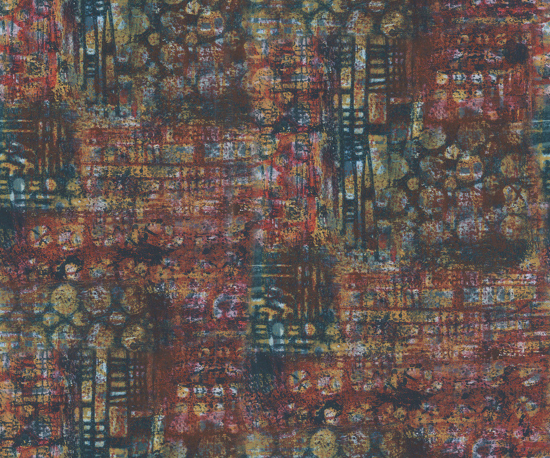 FreeSpirit On Your Mark Fabric 1 Yard Cut: Contours