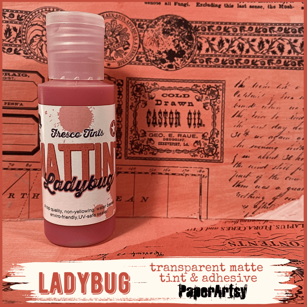 PaperArtsy Mattint: Ladybug