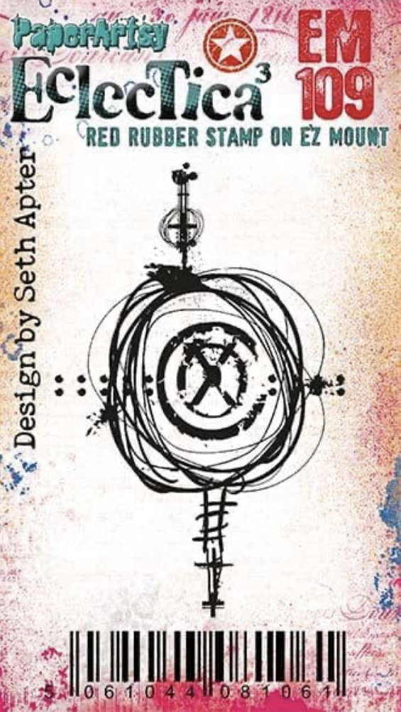 PaperArtsy Mini 109 Cling Rubber Stamp
