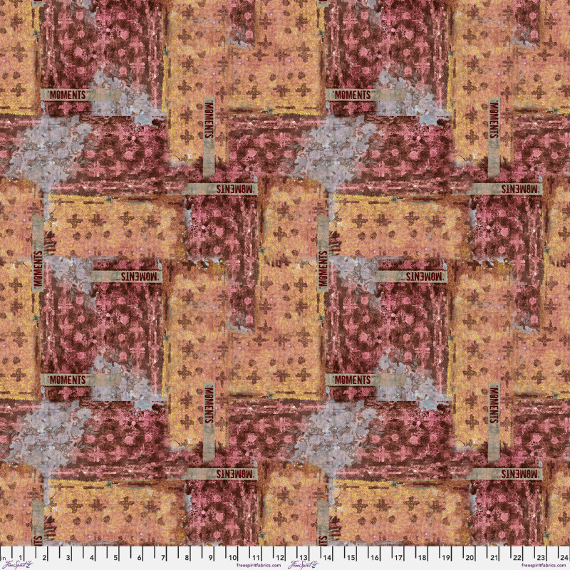 FreeSpirit Live Out Loud Fabric 1/2 Yard Cut: Moments
