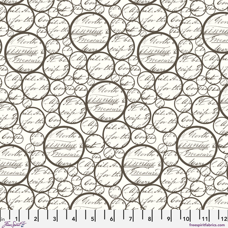 Seth Apter FreeSpirit Stamped Fabric 1/2 Yard Cut: Orbit