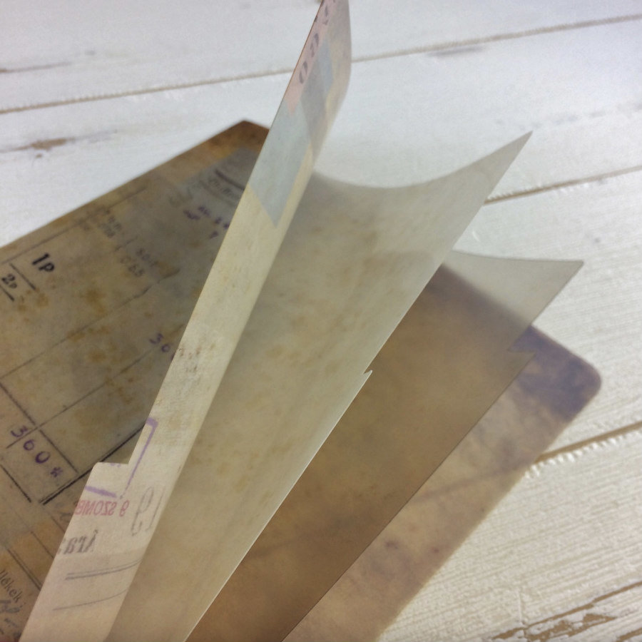 Clear 3-Pocket Folder: Vintage Light