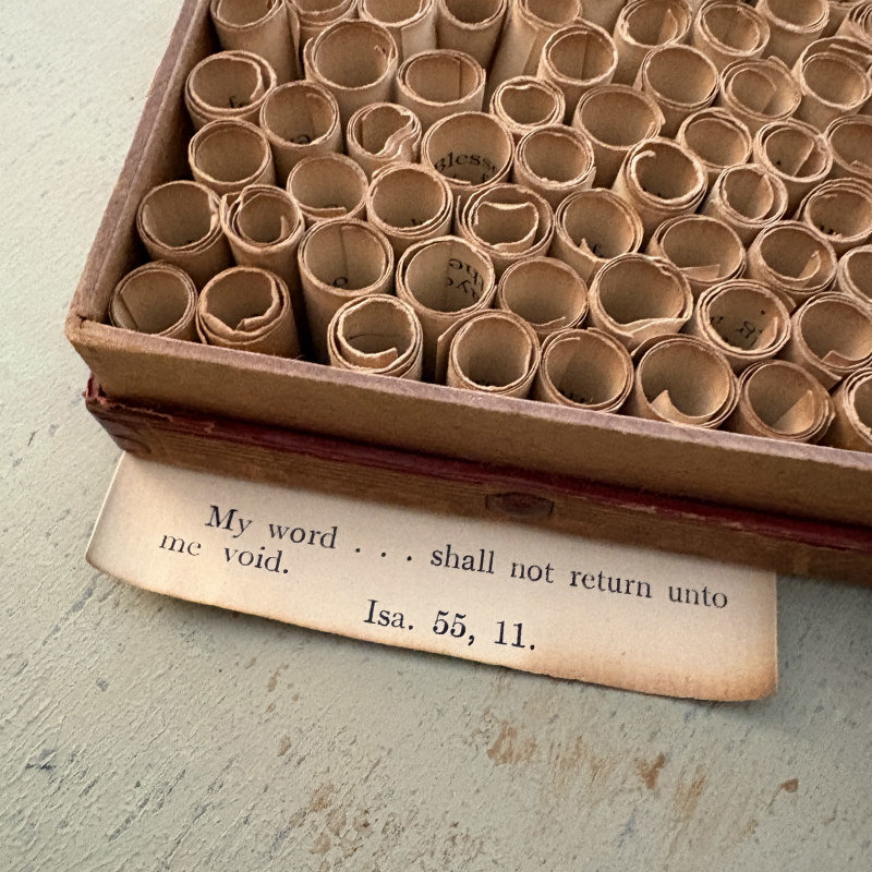 SOLD: Antique Promise Box