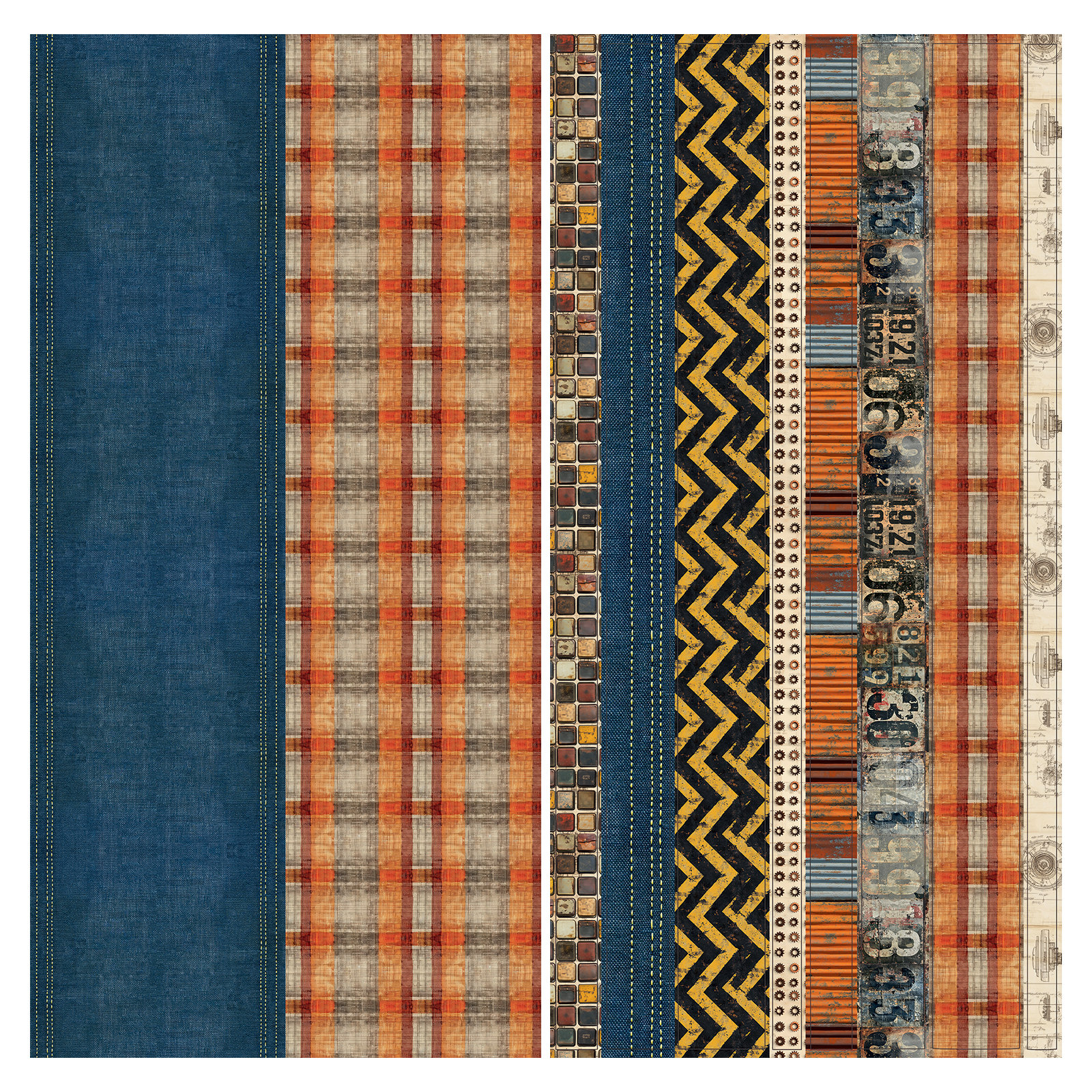 49 and Market Rust & Revs 2.0: Fabric Tape Strips