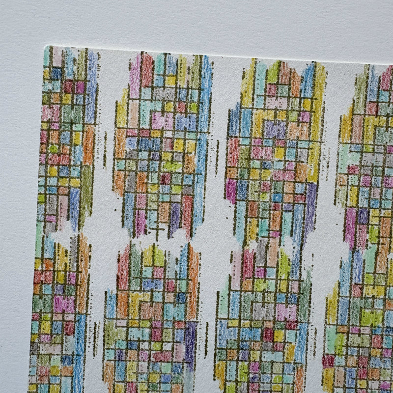 Original Art Sample Series of 4: Flow