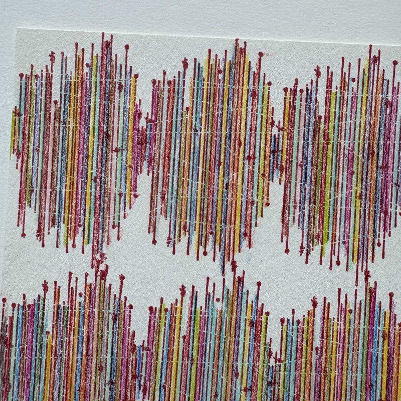 Original Art Sample Series of 4: Flow