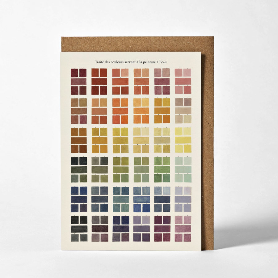 Note Card: Watercolour Swatches