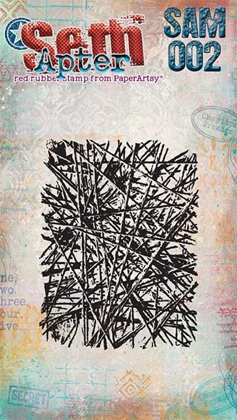 PaperArtsy Mini Cling Rubber Stamp: 002