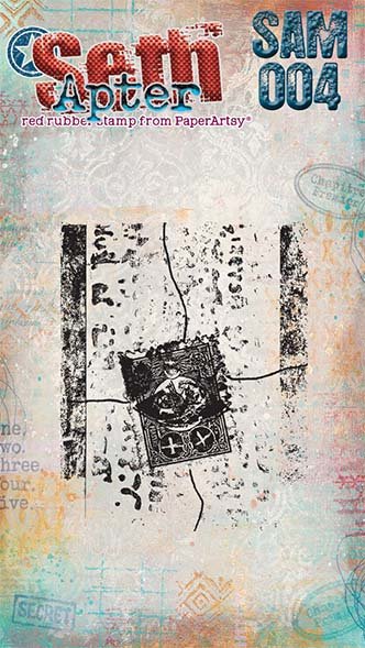 PaperArtsy Mini Cling Rubber Stamp: 004