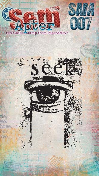 PaperArtsy Mini Cling Rubber Stamp: 007