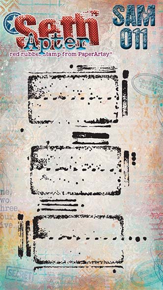 PaperArtsy Mini Cling Rubber Stamp: 011