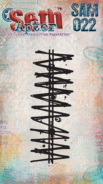 PaperArtsy Mini Cling Rubber Stamp: 022