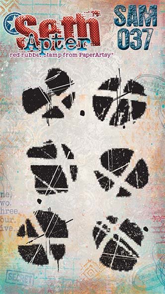 PaperArtsy Mini Cling Rubber Stamp: 037