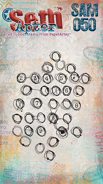 PaperArtsy Mini Cling Rubber Stamp: 050