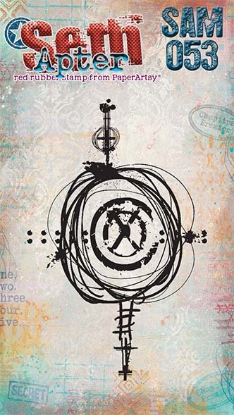 PaperArtsy Mini Cling Rubber Stamp: 053