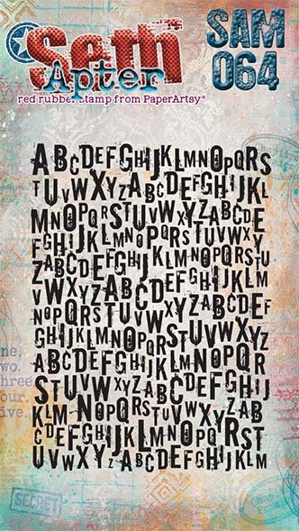 PaperArtsy Mini Cling Rubber Stamp: 064