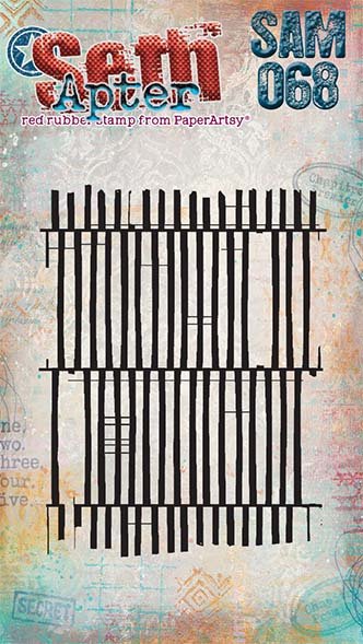 PaperArtsy Mini Cling Rubber Stamp: 068