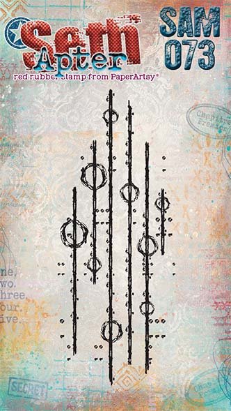 PaperArtsy Mini Cling Rubber Stamp: 073