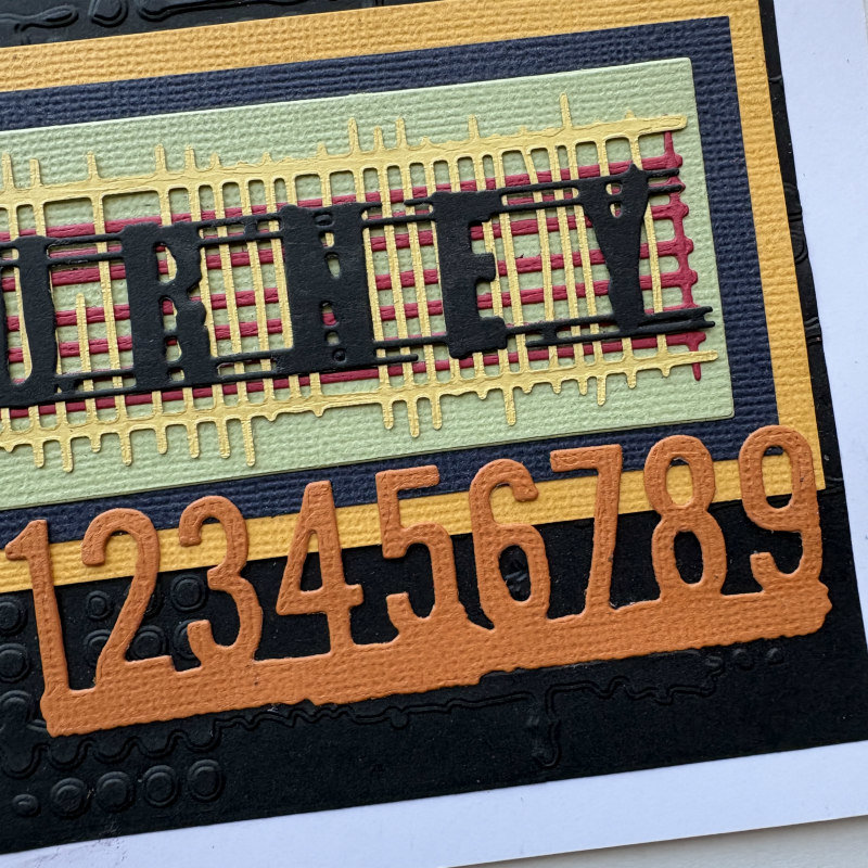 SOLD: Original Art Sample Card: Journey