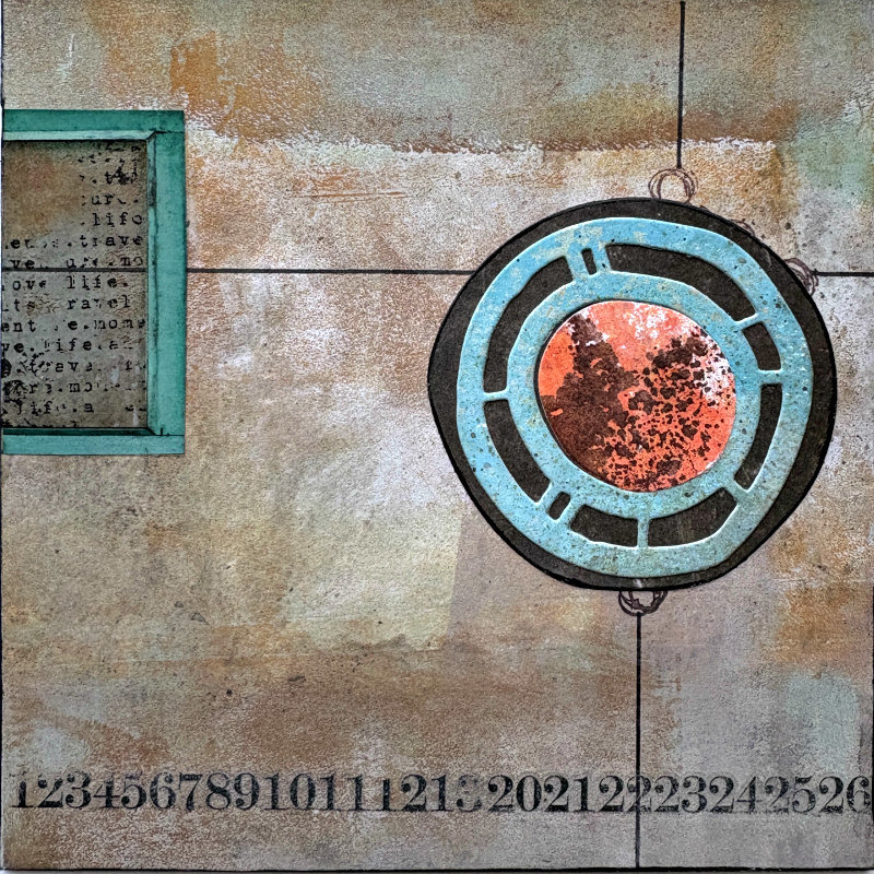 SOLD: Original Art Sample: Over and Over