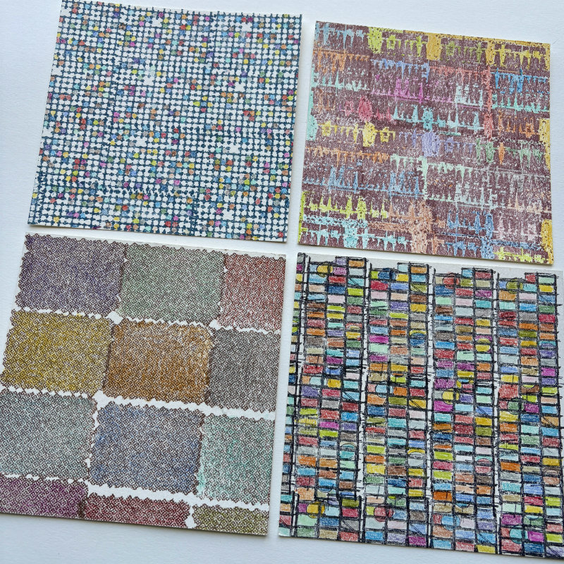 Original Art Sample Series of 4: Rhythm 