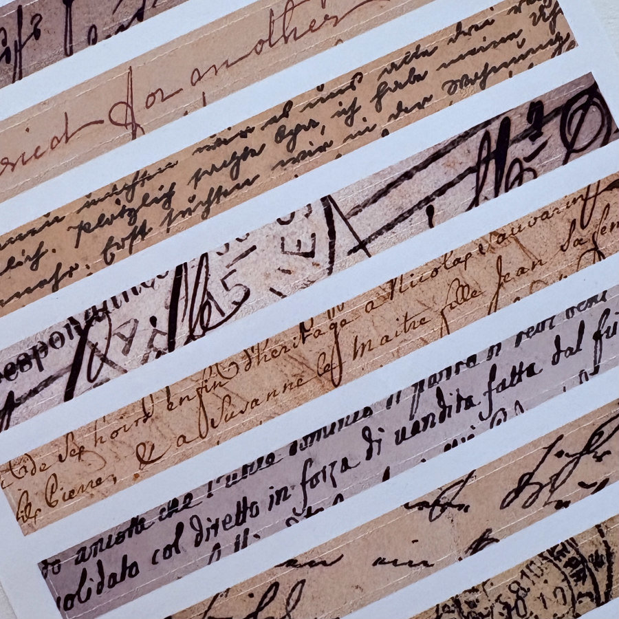 Savannah Scribbles StripStickers: Text