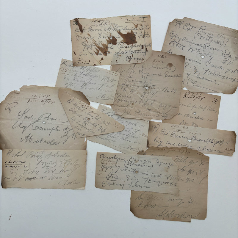 SOLD: Original Ephemera: Script Scraps