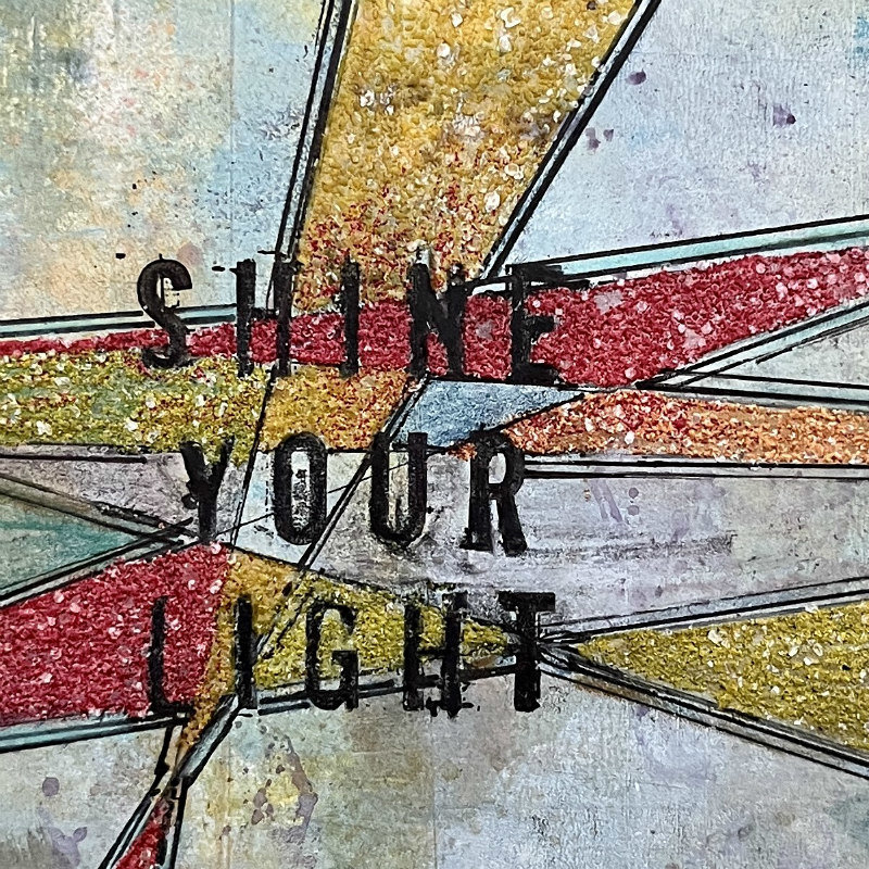 Shine: Original Mixed Media Art