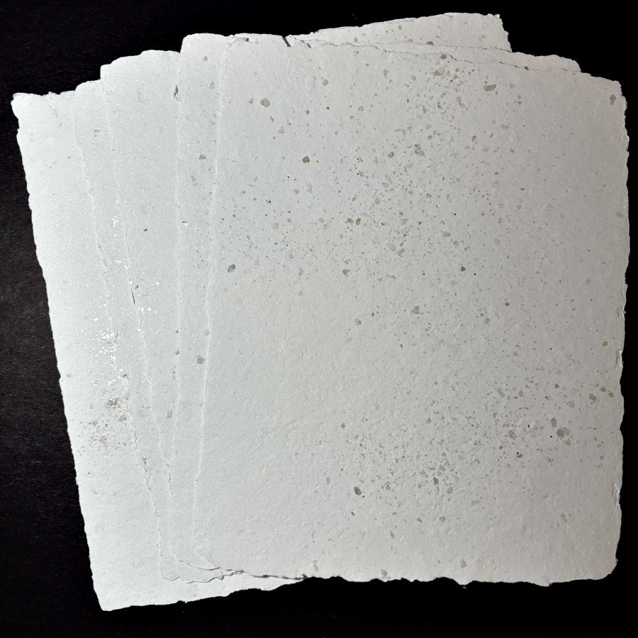 Handmade Artisan Sparkle Paper Set: Large