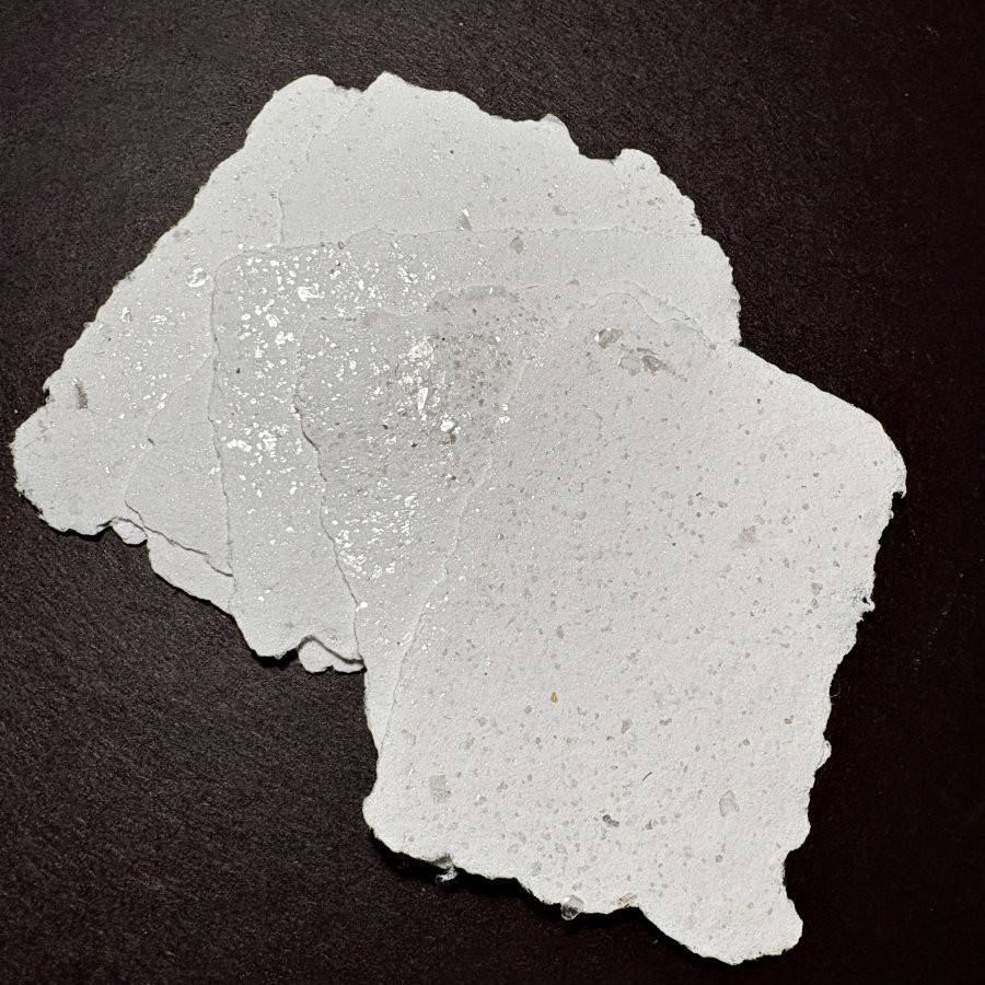 Handmade Artisan Sparkle Paper Set: Small