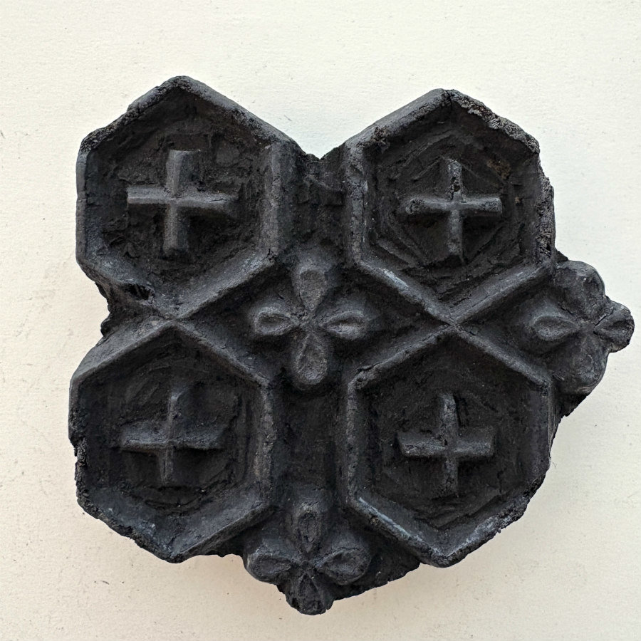 Vintage Print Block Medium 7