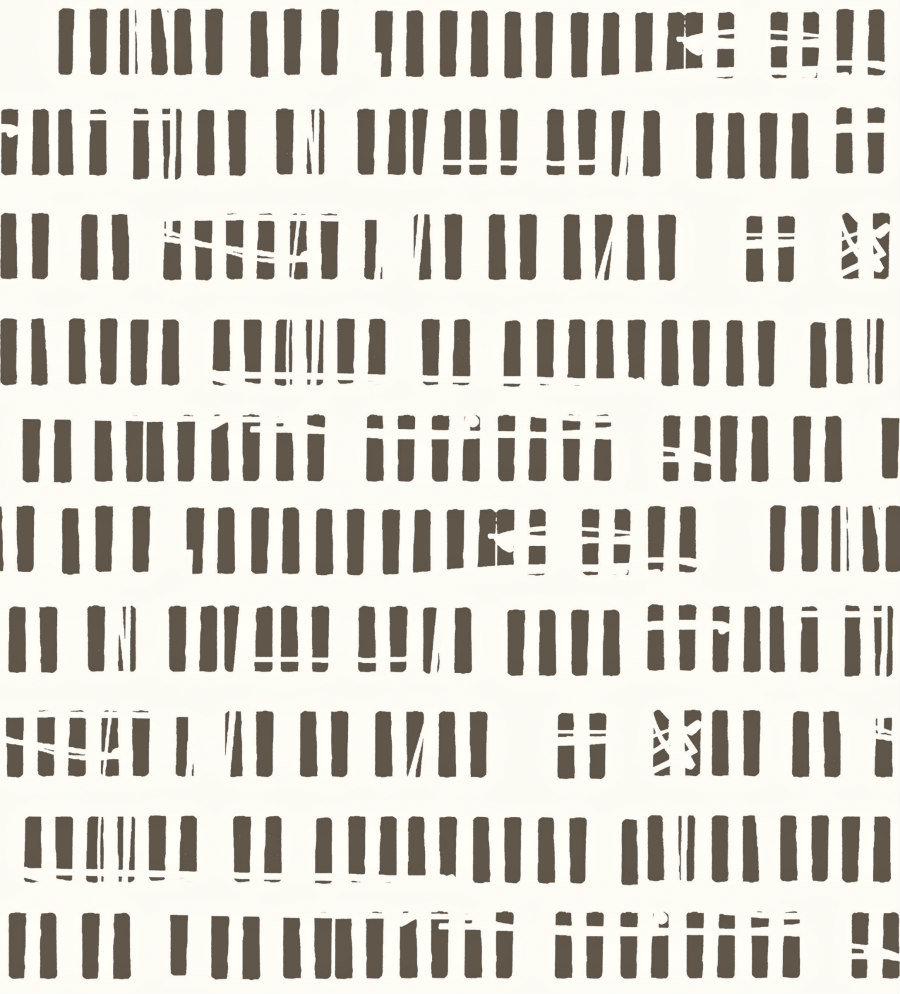 Seth Apter FreeSpirit Stamped Fabric 1/2 Yard Cut: Sidelined