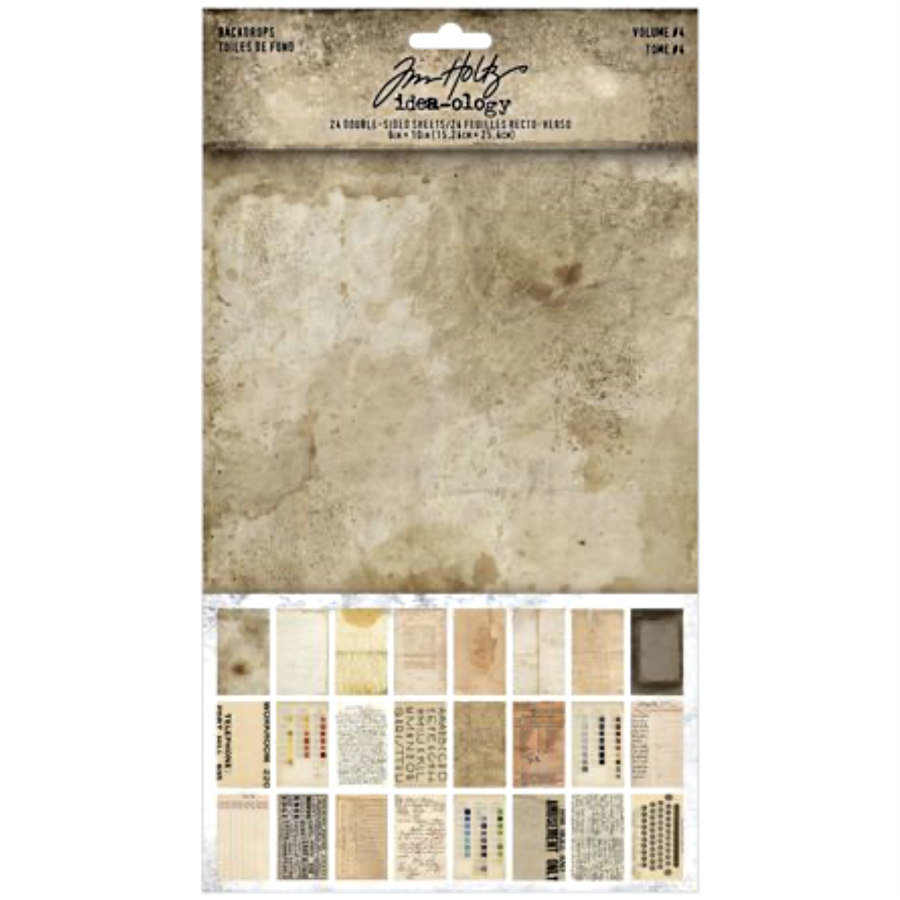Tim Holtz Backdrops: Volume #4