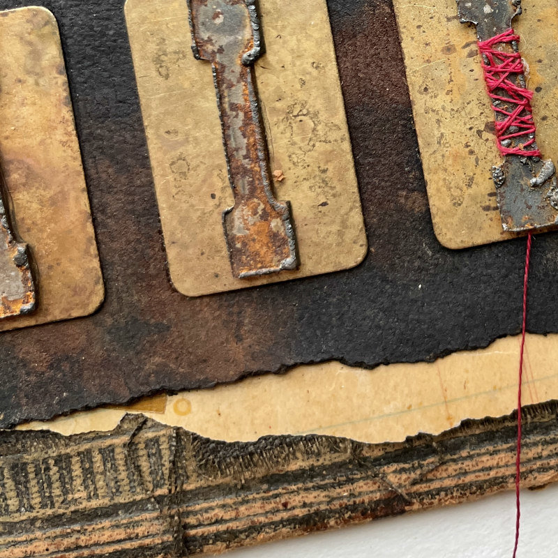 SOLD: Disentangle: Original Mixed Media Art