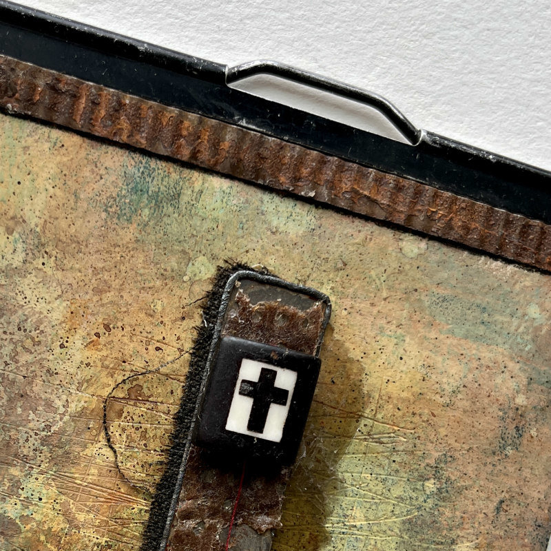 SOLD: Guardian Angel: Original Mixed Media Art