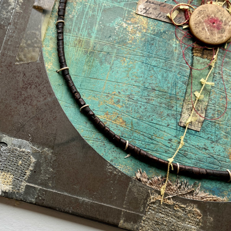 SOLD: Incised: Original Mixed Media Art