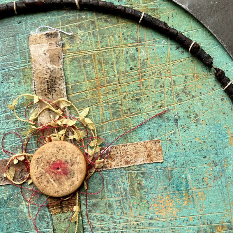 SOLD: Incised: Original Mixed Media Art