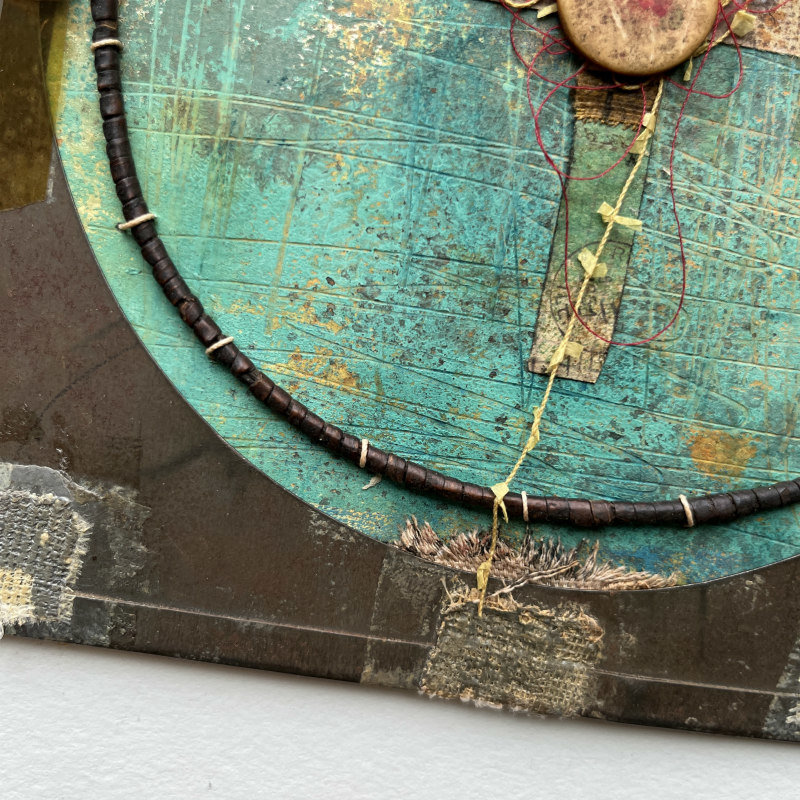SOLD: Incised: Original Mixed Media Art