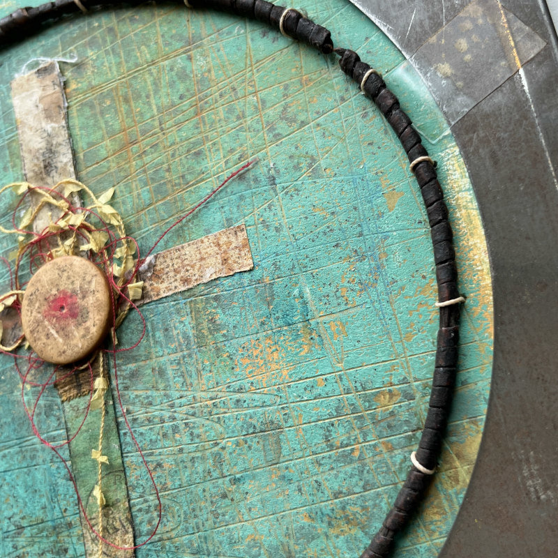SOLD: Incised: Original Mixed Media Art