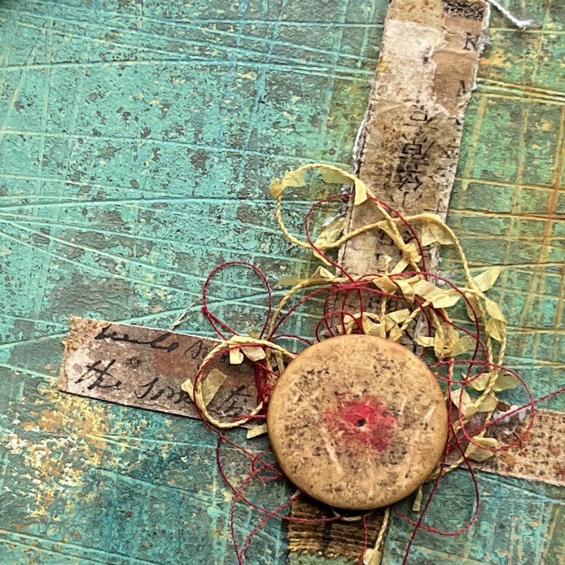 SOLD: Incised: Original Mixed Media Art