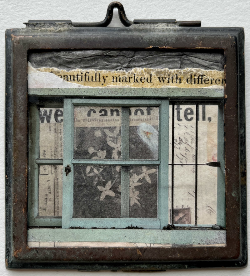 SOLD: Marked With a Difference: Original Mixed Media Art