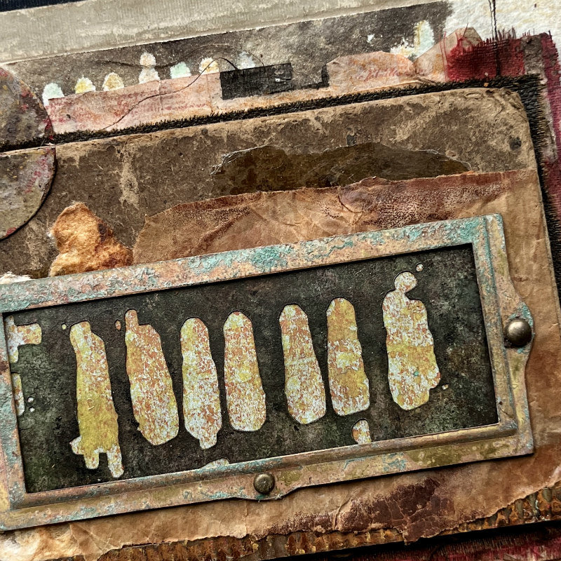 Queue: Original Mixed Media Art