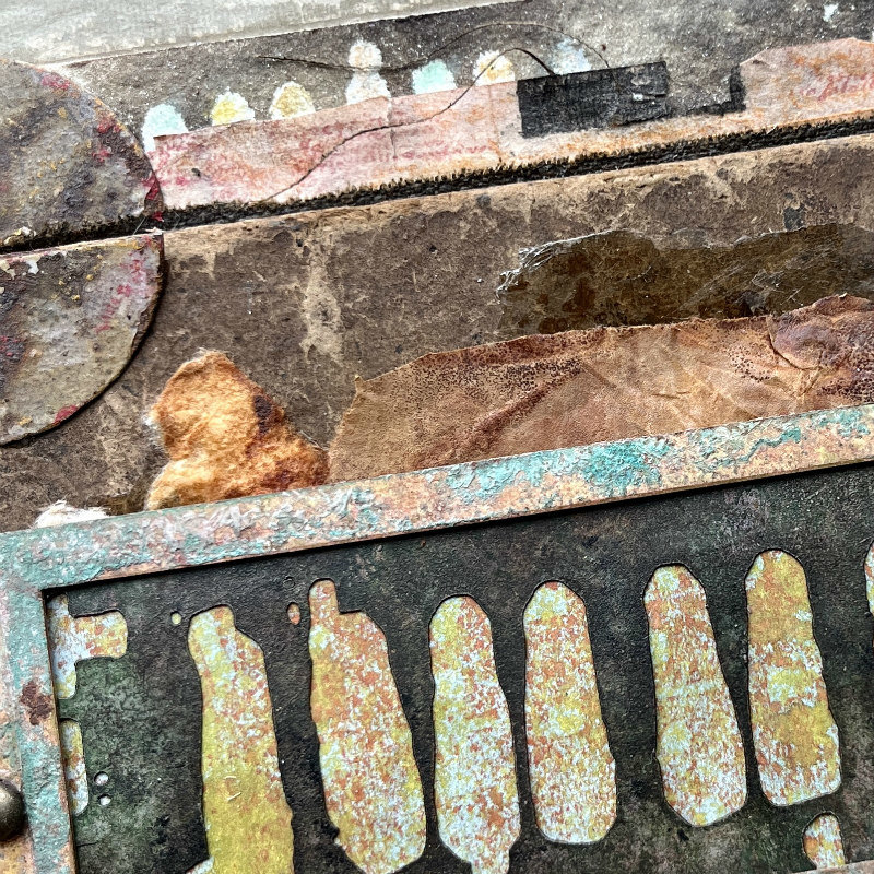 Queue: Original Mixed Media Art