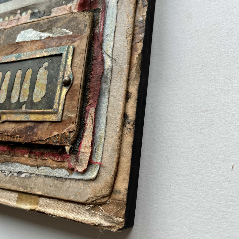 Queue: Original Mixed Media Art