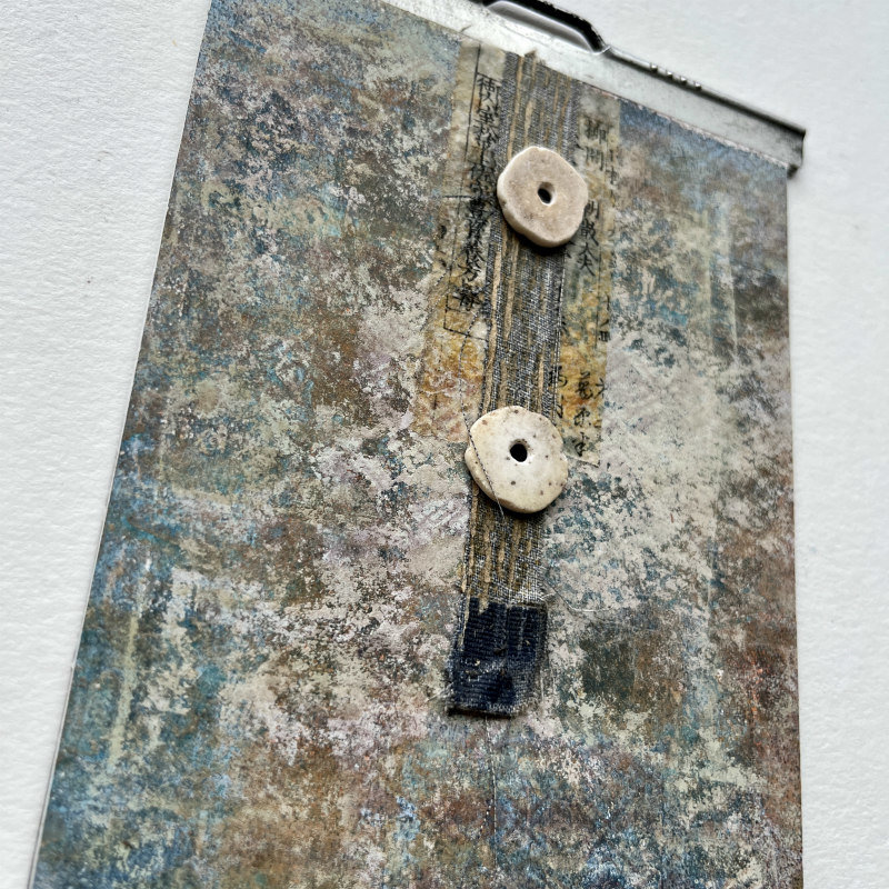 SOLD: Through the Clouds: Original Mixed Media Art