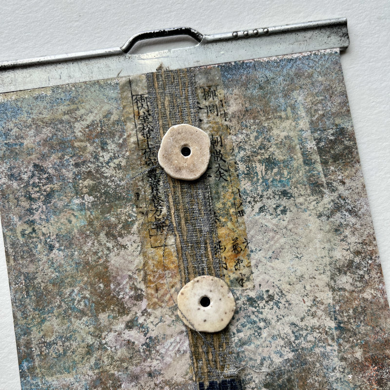 SOLD: Through the Clouds: Original Mixed Media Art